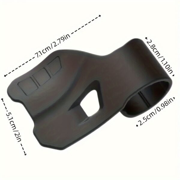 Universal Motorcycle Throttle Grip Aid, Polished ABS Cruise Control Hand Rest, Accessory for Throttle Management And Hand Comfort