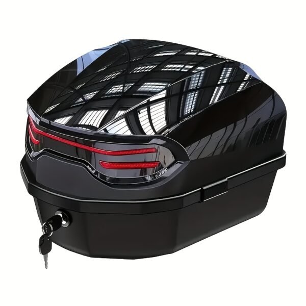 31c2e65e-714e-4246-ae6b-9266a6d154b9.jpg Motorcycle Storage Box ABS Material Motorcycle Rear Storage Box Waterproof And Wear-Resistant Equipped with Lock Motorcycle Helmet Storage Box