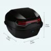 5a03730c-d1e9-43c6-9ad8-bc678a2adeb4.jpg Motorcycle Storage Box ABS Material Motorcycle Rear Storage Box Waterproof And Wear-Resistant Equipped with Lock Motorcycle Helmet Storage Box