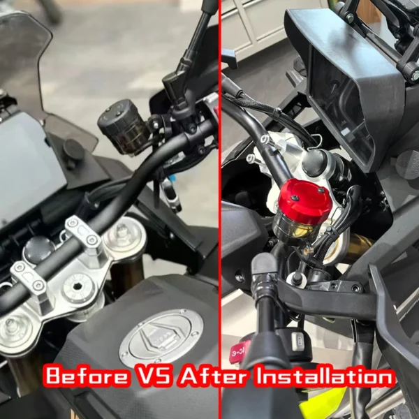 For CFMOTO 675SR 675NK 500SR 750SR 675 SR NK 2024 2025 Motorcycle Accessories Front Brake Fluid Reservoir Cover Sock Protection