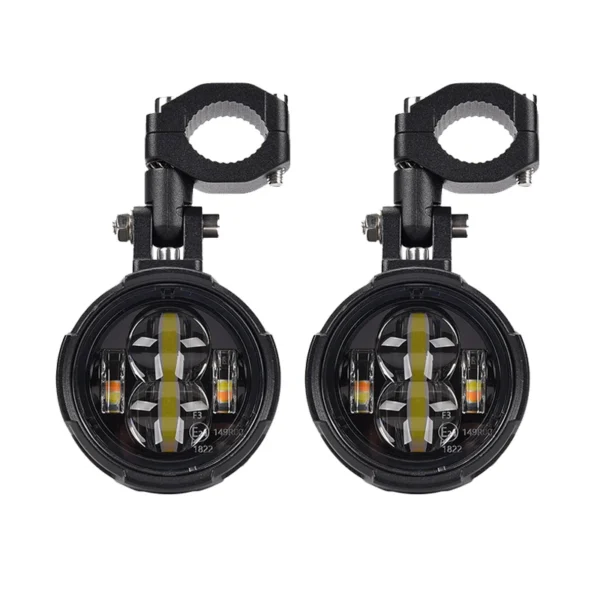 E24 Mark Fog Lights for BMW R1250GS LC R1200GS ADV Adventure F800GS GSR F850GS F750GS Adv R 1200 GS Motorcycle Light and Wire