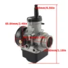 Motorcycle Carburetor For Dellorto PHBH 28 30 28BS 30BS 2T R3311 R3488 Racing for Yamaha Honda Piaggio KART Dirt Bike Motocross