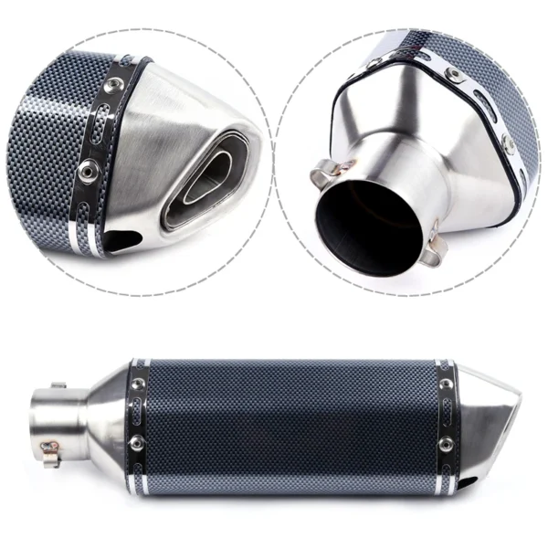 S3ca8a5cd0b154228830f4b407539025f7.webp Universal Motorcycle EXHAUST Scooter Modified Muffler escape Slip On CBR 125 250 CB400 CB600 Z750