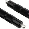 Black CNC Universal Folding Straight Motorcycle Bicycle Foot Pegs M8 Rear Footrest Peg Parts Honda Grom MSX125 8mm