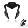 ABQA-Motorcycle Black Front Headlight Front Upper Fairing Stay Bracket for Kawasaki ER6N 2012-2016