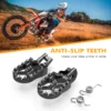 For KTM EXC 300 EXCF 350 EXC 450 2017-2023 57mm Foot Pegs Footrest SX 125 SXF 250 SXF 450 XCF 350 2017-2022 For Husqvarna TE 300