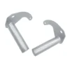 For MOTO GUZZI V85TT Spotlight Bracket Formoto GUZZI V85TT Fog Lamp Bracket Silver-ABQA