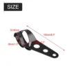 Fork Mount Headlight Clamp 35-43mm Motorcycle Headlight Mount Bracket Fork Tube Clamp Kit for Chopper Cafe Racer