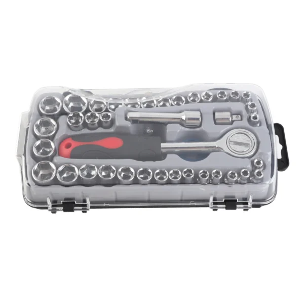 Scefaeb1cb3e041d89927f6293a6887e1d.webp 40 PCS Socket Set Practical Motorcycle Bicycle Auto Repairs Tool Set Household Hardware Tools Hexagonal Socket Ratchet Wrench