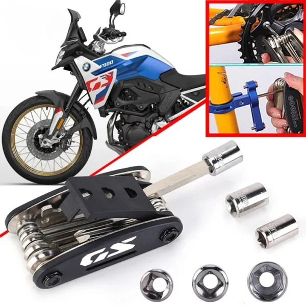 For BMW F900GS R1300GS R1200GS R1250GS Adventure F800GS F700GS R1250 GS ADV Motorcycle Multi Repair Screwdriver Tools Wrench Set