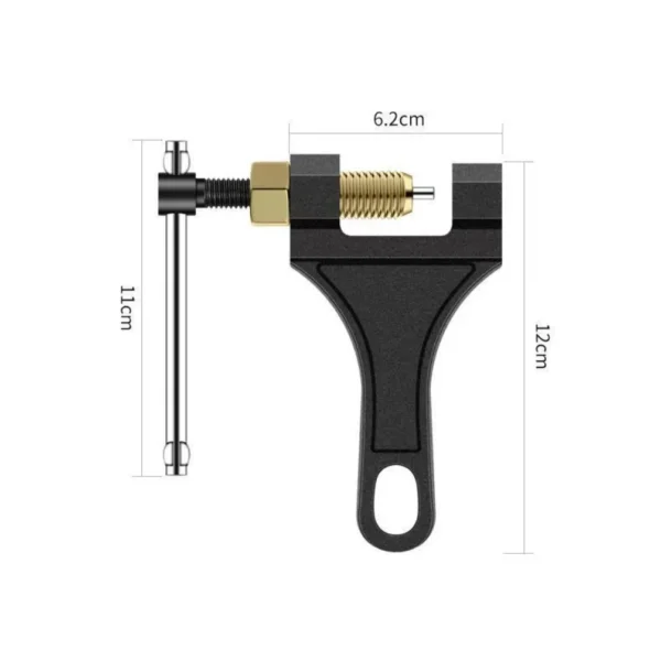 See8f2d26667443ef9eff6910e751a9bbA.webp Motorcycle Chain Breaker Chain Link Removal Separator Motor Chain Breaker Riveting Tool 420-530 Motorcycle Parts Repair Tool