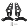 Fork Mount Headlight Clamp 35-43mm Motorcycle Headlight Mount Bracket Fork Tube Clamp Kit for Chopper Cafe Racer