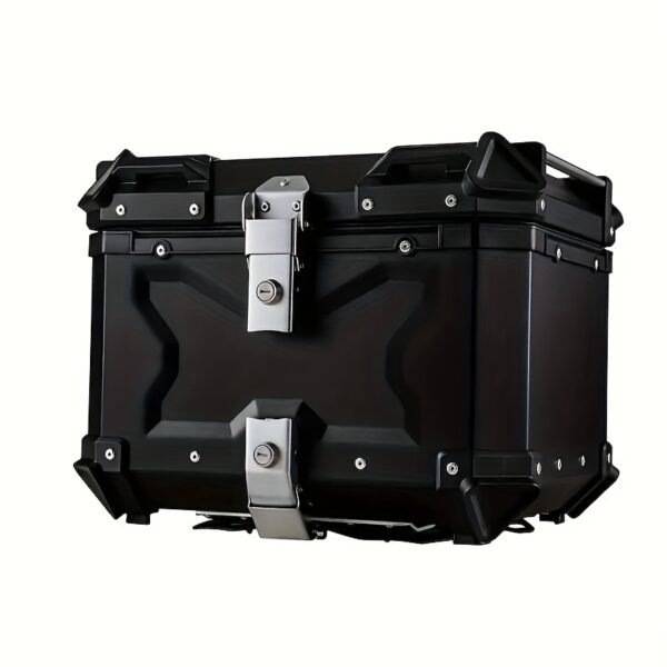 36L Motorcycle Tail Box Aluminum Alloy Top Case with Bracket Waterproof Rear Storage Box